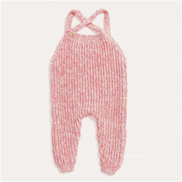 Strickset Strampler Modell 01 aus Baby Nr. 36 86/92 hellrosa/pink