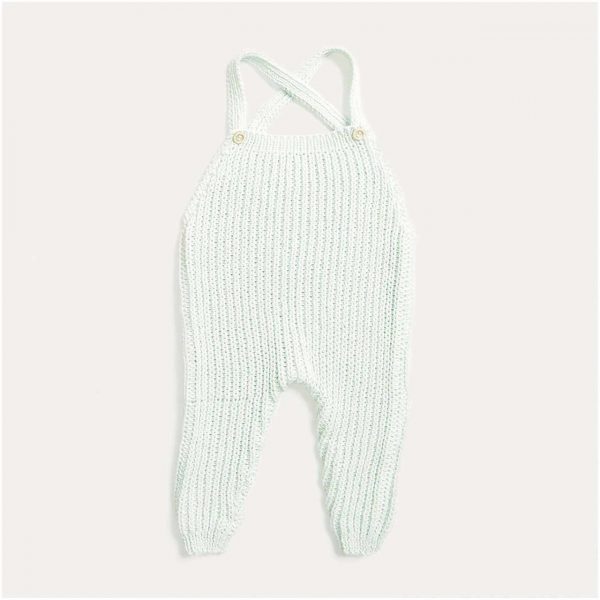 Strickset Strampler Modell 01 aus Baby Nr. 36 62/68 pastellgrün