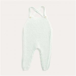 Strickset Strampler Modell 01 aus Baby Nr. 36 68/74 pastellgrün