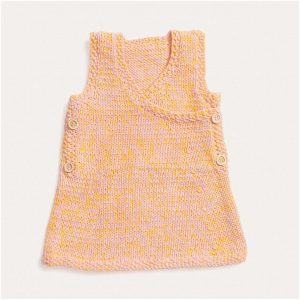 Strickset Kleid Modell 12 aus Baby Nr. 36 56-74