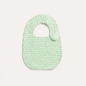 Häkelset Lätzchen Modell 16 aus Baby Nr. 36 pastellgrün/neon grün