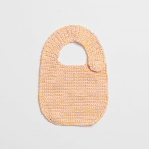 Häkelset Lätzchen Modell 16 aus Baby Nr. 36 rosa/orange