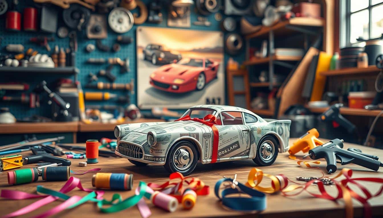 geldgeschenk für auto selber was basteln