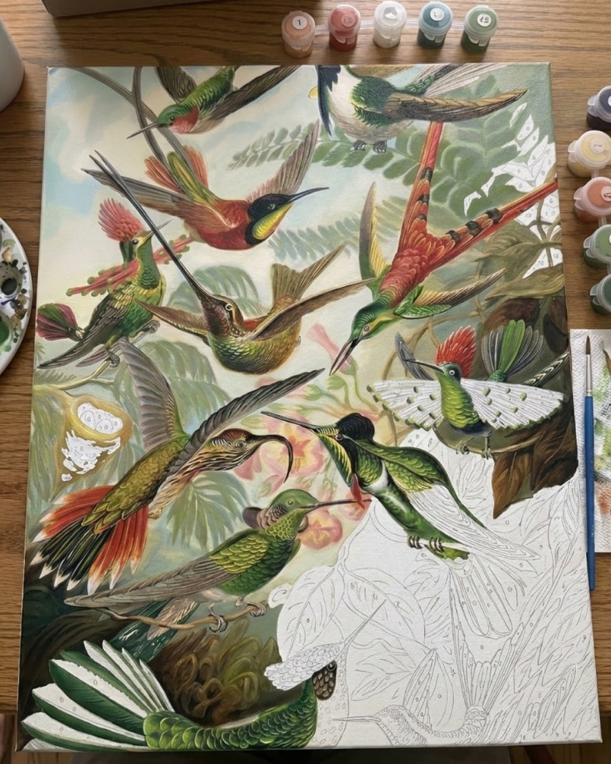 Die Galerie der Ruhe: Malen nach Zahlen als Slow Design Trend