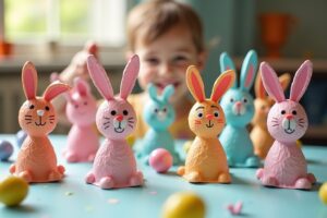 14 Osterhasen basteln für Kinder