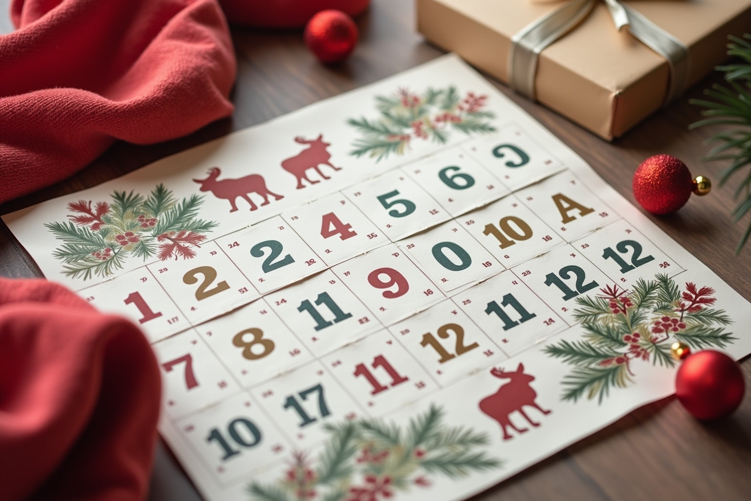 7 Adventskalender Basteln Vorlagen
