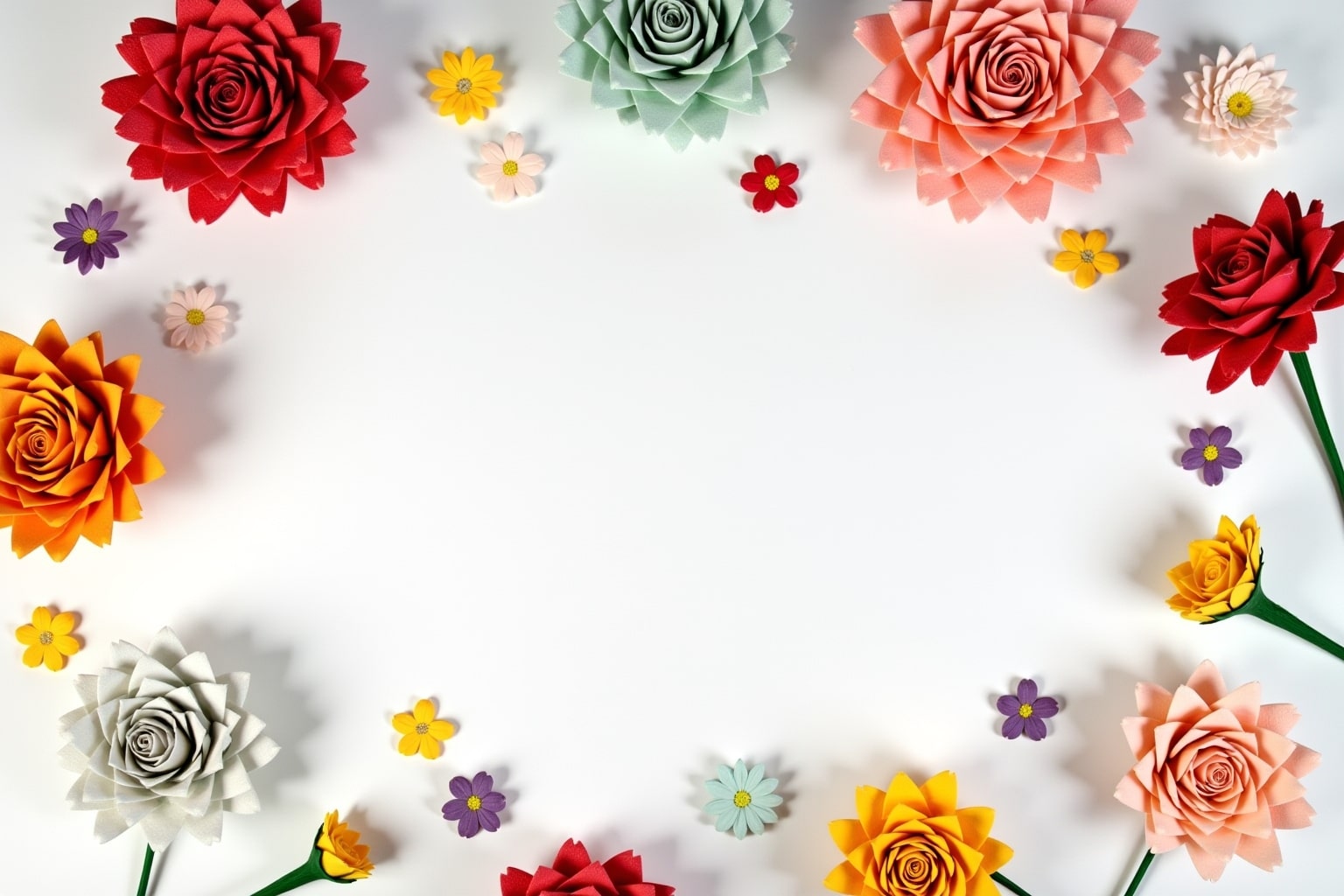 14 Blumen basteln Ideen