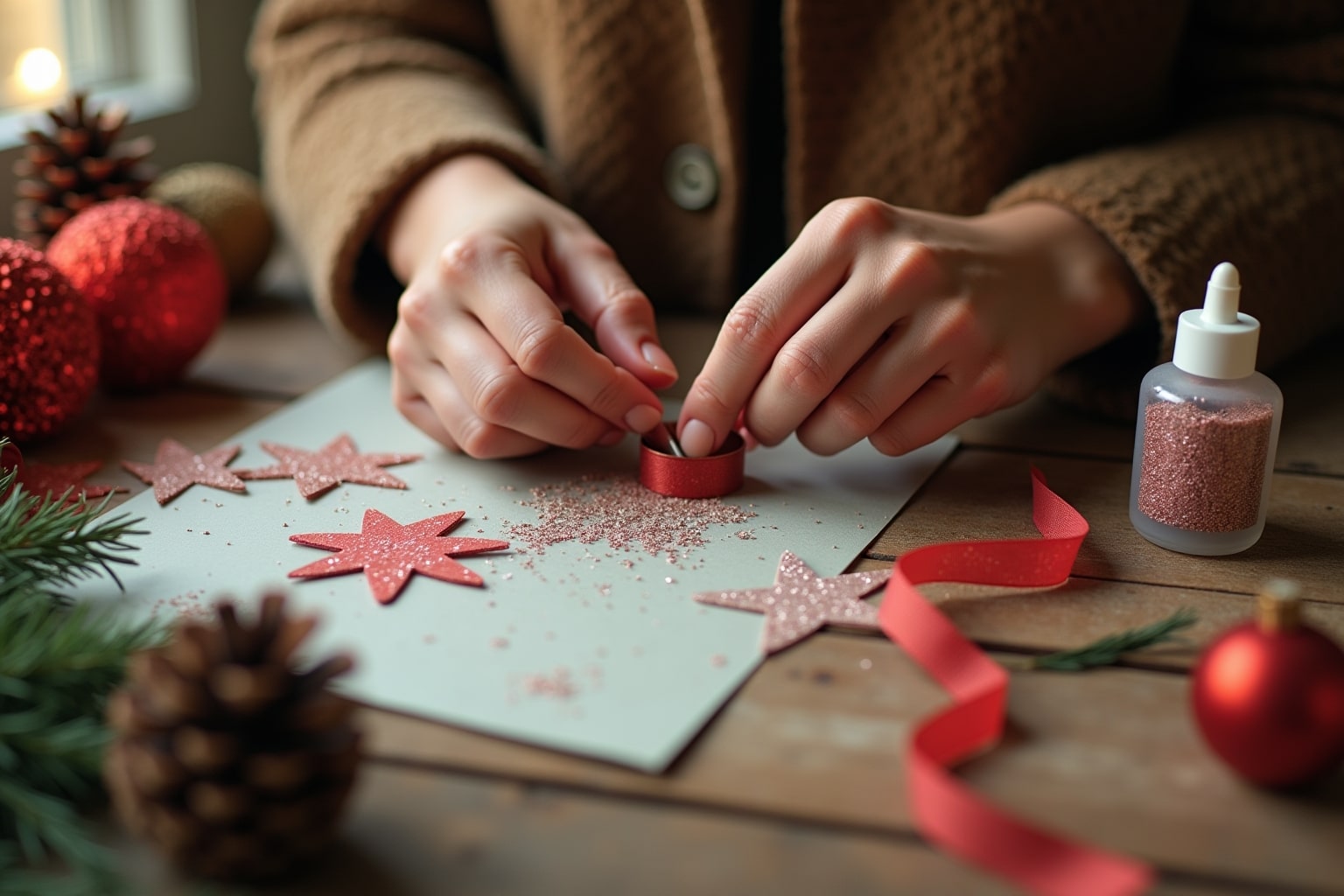 Kreative Weihnachtskarten basteln